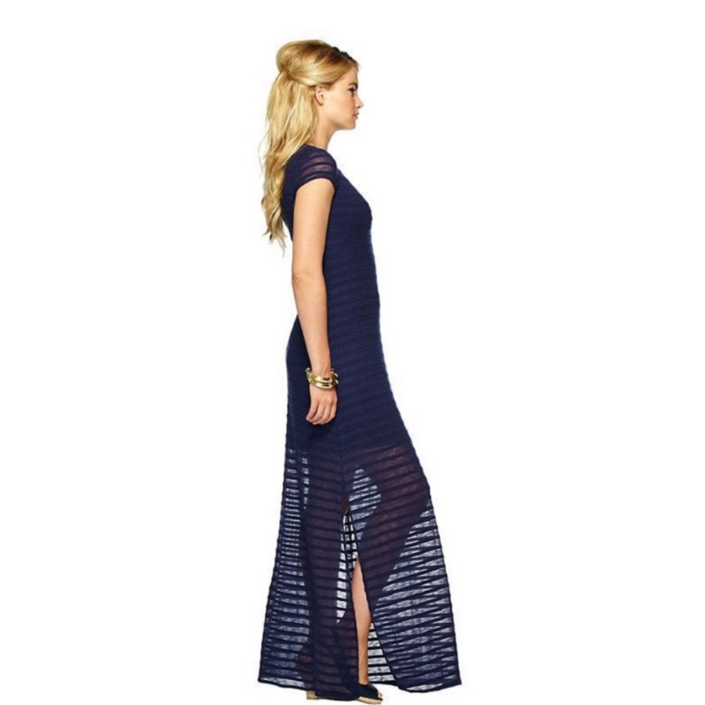 Lilly Pulitzer sheer striped Vienna Maxi dress - Picture 3 of 13